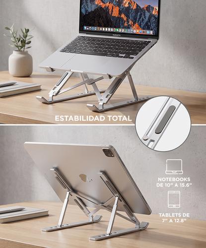 Soporte Base Para Notebook Gadnic Aluminio PC - 4