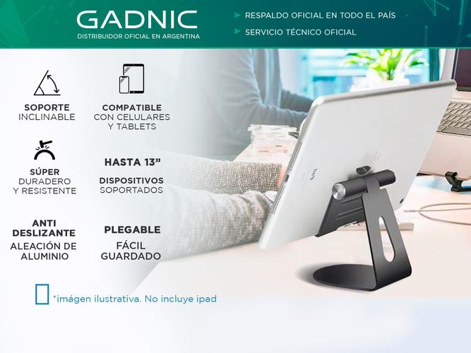 Soporte Para Tablet Gadnic NTB18 De Aluminio  - 1