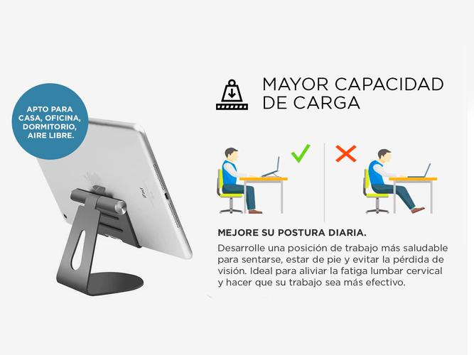 Soporte Para Tablet Gadnic NTB18 De Aluminio  - 2
