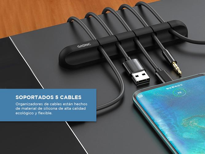 Organizador de Cables Adhesivo Gadnic - 2