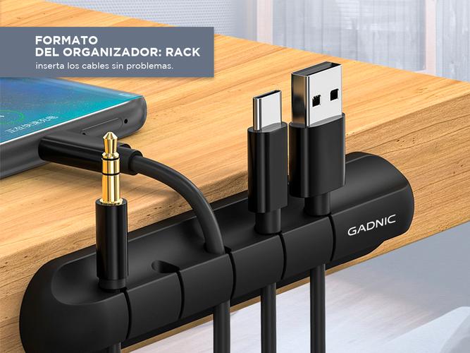 Organizador de Cables Adhesivo Gadnic - 3