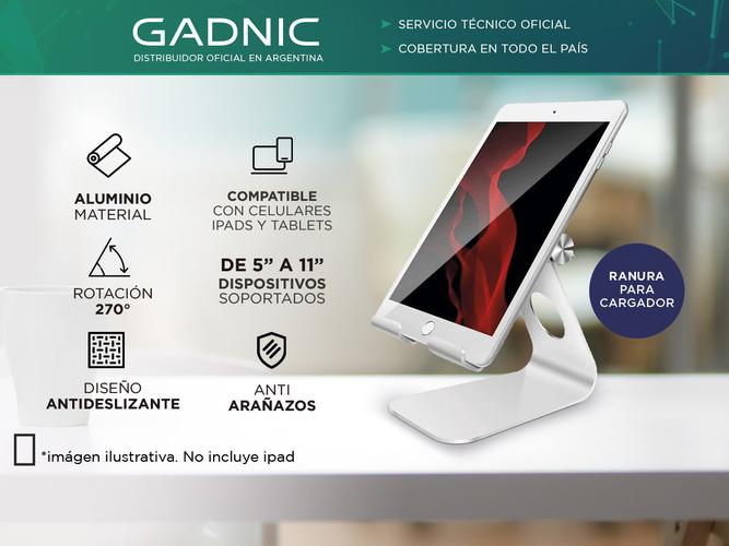Soporte Fijo Gadnic SP28G Para Celulares y Tablets 5 