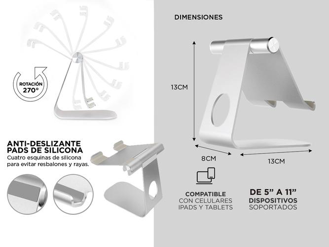 Soporte Fijo Gadnic SP28G Para Celulares y Tablets 5 