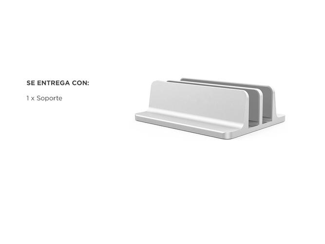 Soporte Para Notebook Gadnic SP29G Vertical Regulable - 4
