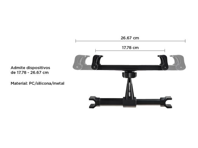 Soporte Para Celular GADNIC SP18RT Para Auto - 3