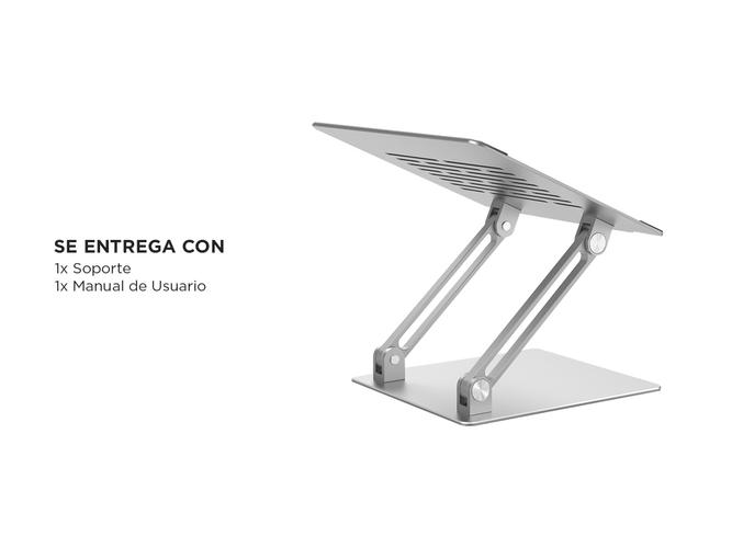 Soporte para Notebook Gadnic ST-AL37 Ajustable Plegable - 6