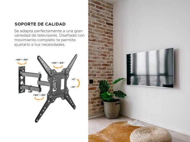 Soporte para Televisor de Pared Gadnic S-BRACK41 De Movimiento Completo - 2