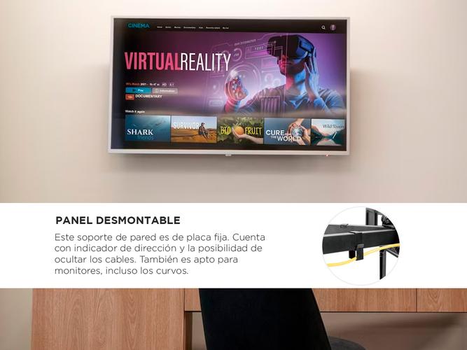 Soporte para Televisor de Pared Gadnic S-BRACK41 De Movimiento Completo - 4
