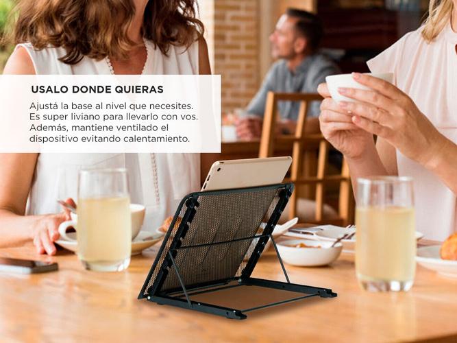Soporte Para Computadora Portátil Gadnic SP044 Ajustable con Base - 2