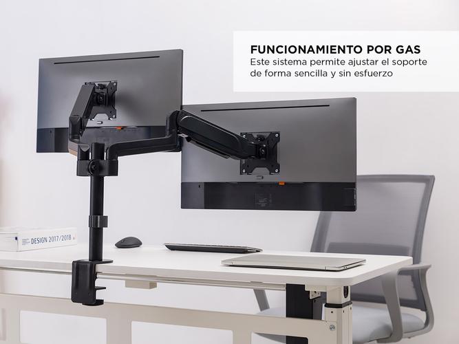 Soporte de Monitor Dual Gadnic Para Escritorio 17 a 32 - 3