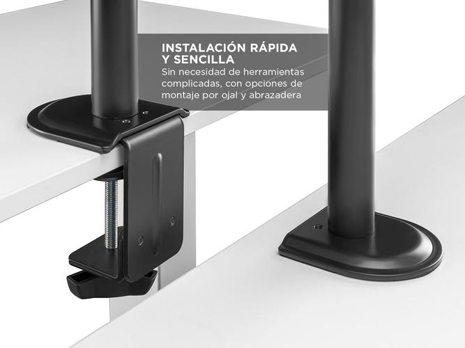 Soporte Brazo de Monitor Gadnic Soporte Articulado 17” a 32” - 3