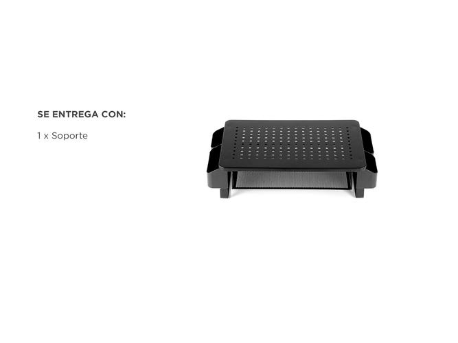 Soporte Elevador Para Monitor Gadnic De Metal Con Cajón - 5