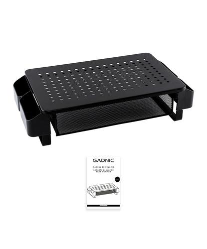 Soporte Elevador Para Monitor Gadnic De Metal Con Cajón - 6