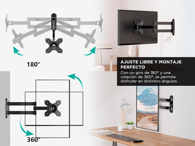 Soporte de Pared para TVMonitor Gadnic Extensible 14 a 42 Pulgadas - 2