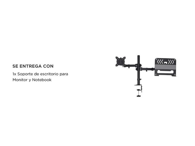 Soporte Doble Brazo Gadnic Para Monitor y Notebook 13-32 - 5