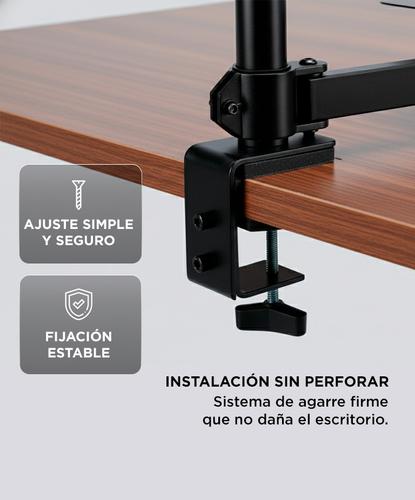 Soporte Doble Brazo Gadnic Para Monitor y Notebook 13-32 - 4