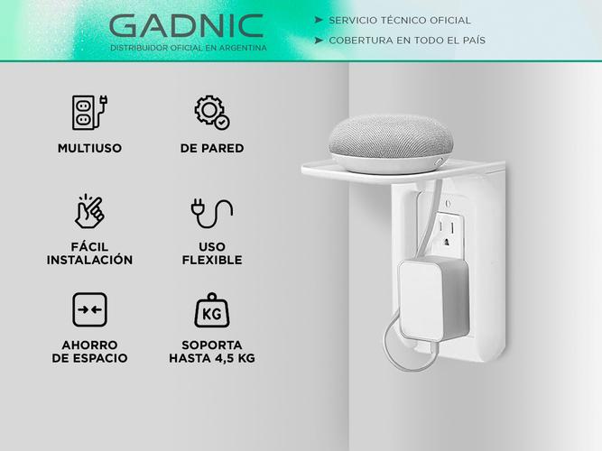 Soporte para Enchufe Tomacorriente Gadnic de Pared - 1