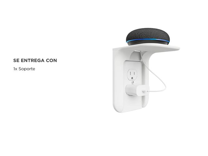 Soporte para Enchufe Tomacorriente Gadnic de Pared - 4