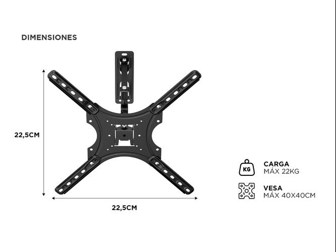 Soporte para TV Gadnic Monitor Brazo Móvil Articulado - 3
