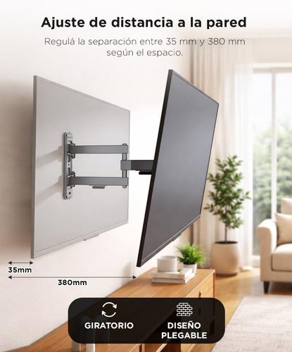 Soporte para TV Gadnic Monitor Brazo Móvil Articulado - 3