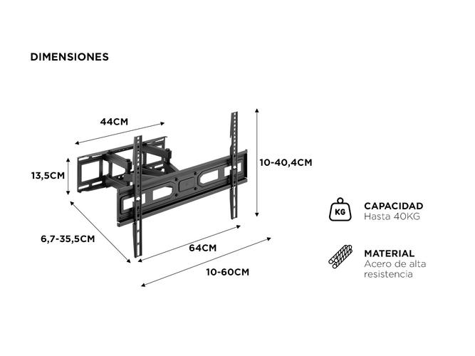 Soporte Para Tv Gadnic entre 37 a 80 - 3
