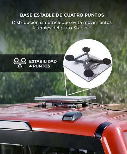 Soporte Magnetico Para Starlink Gadnic Alta Fijación 4 Imanes Potentes 20Kg - 4
