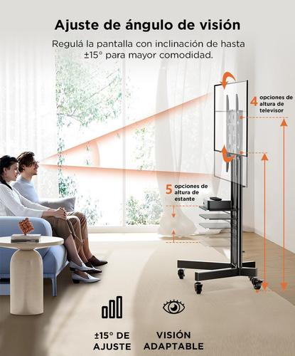 Soporte De Pie Para Televisores Gadnic Con Ruedas Y Estante - 2