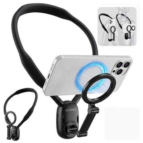 Soporte Celular De Cuello GADNIC Magnético Grabación Compatibilidad Universal - 0