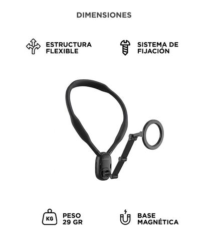 Soporte Celular De Cuello GADNIC Magnético Grabación Compatibilidad Universal - 5