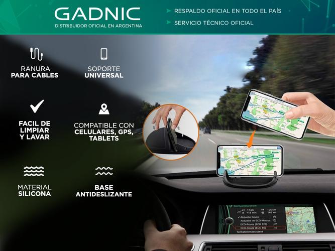 Soporte Para Porta Celular Gadnic Para Autos Apto GPS Tablets  - 1