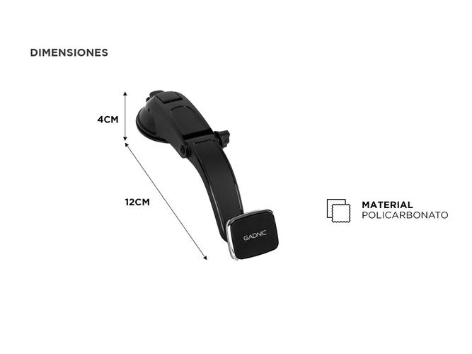 Soporta Para Celular Gadnic Ventosa Adhesible  - 4