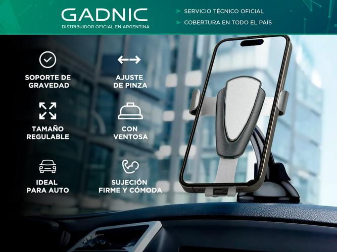 Soporte de Celular Gadnic SPC10 Soporte de Gravedad - 1