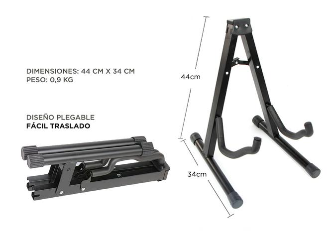 Soporte de Pie Guitarra Gadnic SP1000 Parquer Plegable - 3
