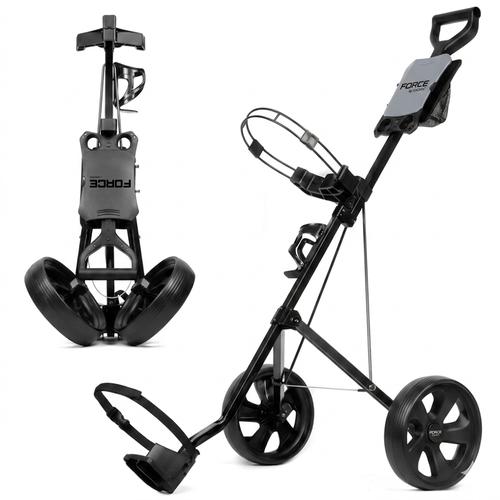 Carrito De Golf Force By Gadnic Plegable 2 Ruedas Liviano Con Freno Y Porta Accesorios - 0