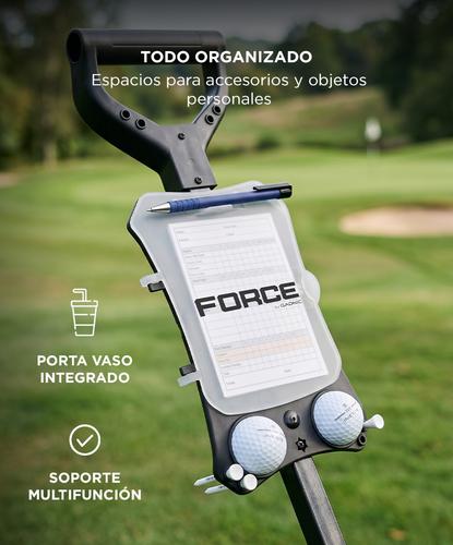 Carrito De Golf Force By Gadnic Plegable 2 Ruedas Liviano Con Freno Y Porta Accesorios - 4