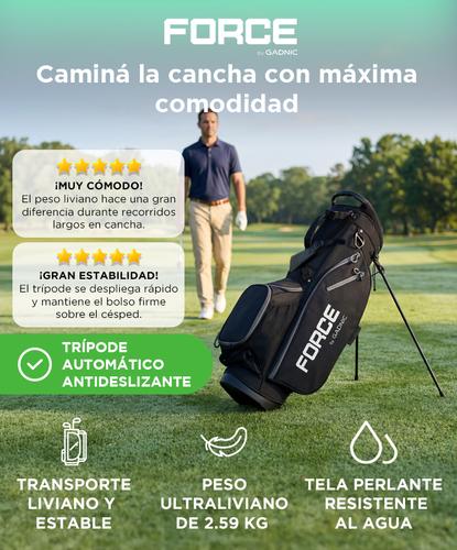 Bolsa Golf FORCE by Gadnic Con Trípode Ultraliviana - 1