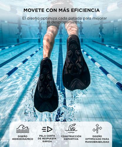 Patas De Rana Force By Gadnic Aletas De Natación Entrenamiento Deportivas Con Suela Antideslizante - 2