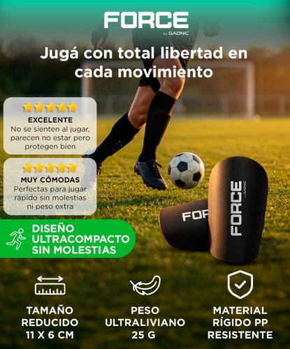 Mini Canilleras Force Fútbol Ultralivianas PP Alto Impacto - 1