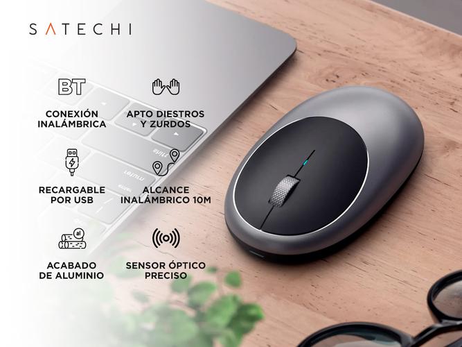 Mouse Inalámbrico Satechi M1 Bluetooth Recargable  - 1