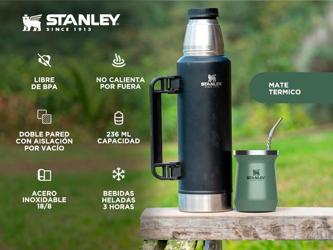 Mate Acero Inoxidable Stanley Verde 236 ml - 1