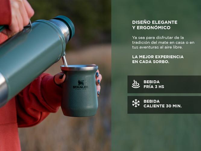 Mate Acero Inoxidable Stanley Verde 236 ml - 3