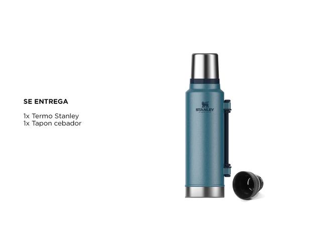 Termo Stanley Mate System Classic 1.4l Azul Lake Tapon Cebador Original - 5
