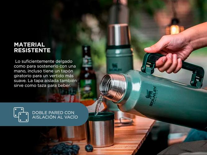 Termo Stanley Clasico Con Manija y Tapon Cebador 950ml - 3