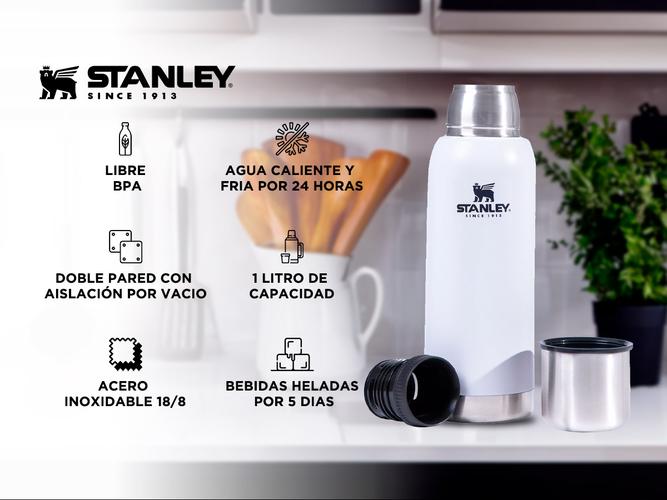 Termo Stanley Adventure 1 LT con Tapón Cebador Original - 1