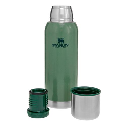 Termo Stanley Adventure Verde 1 LT con Tapón Cebador Original - 0