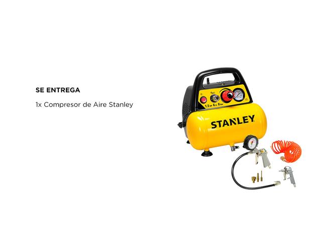Compresor de Aire Eléctrico Stanley C6BB304STC071 6L 1.5hp 220V - 4