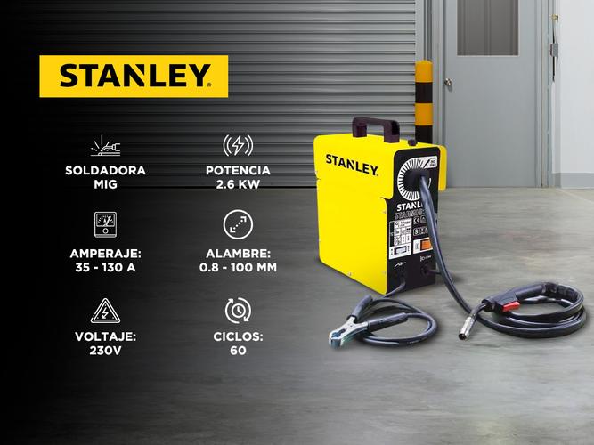 Soldadora Stanley Starmig 130 Italiana 130 Amp Sin Gas - 1