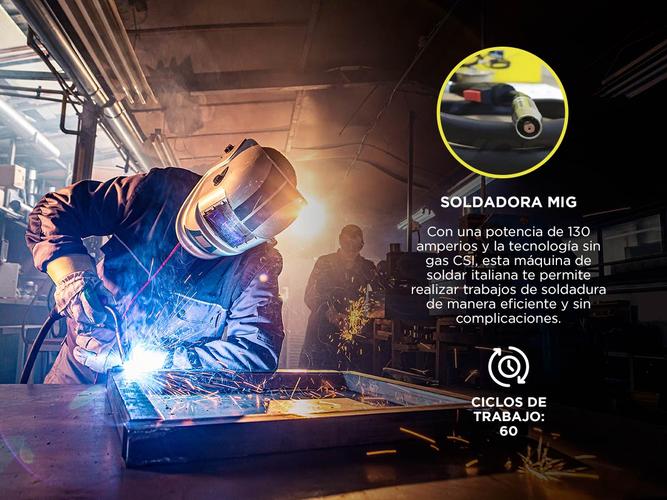 Soldadora Stanley Starmig 130 Italiana 130 Amp Sin Gas - 3