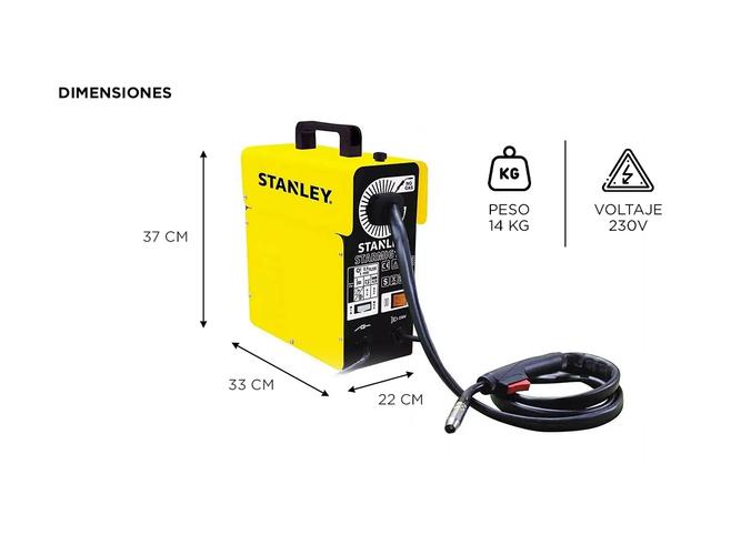 Soldadora Stanley Starmig 130 Italiana 130 Amp Sin Gas - 4