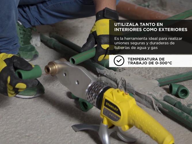 Termofusora Stanley 1500W + 6 boquillas Maletin SXH1530-AR - 2